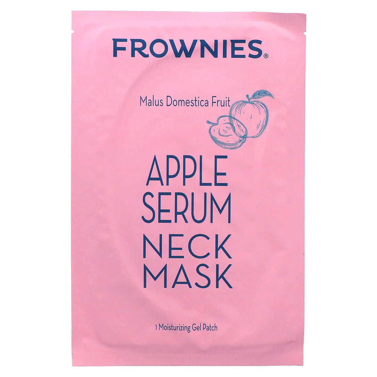 Frownies, Apple Serum Neck Beauty Mask, 1 Gel Patch
