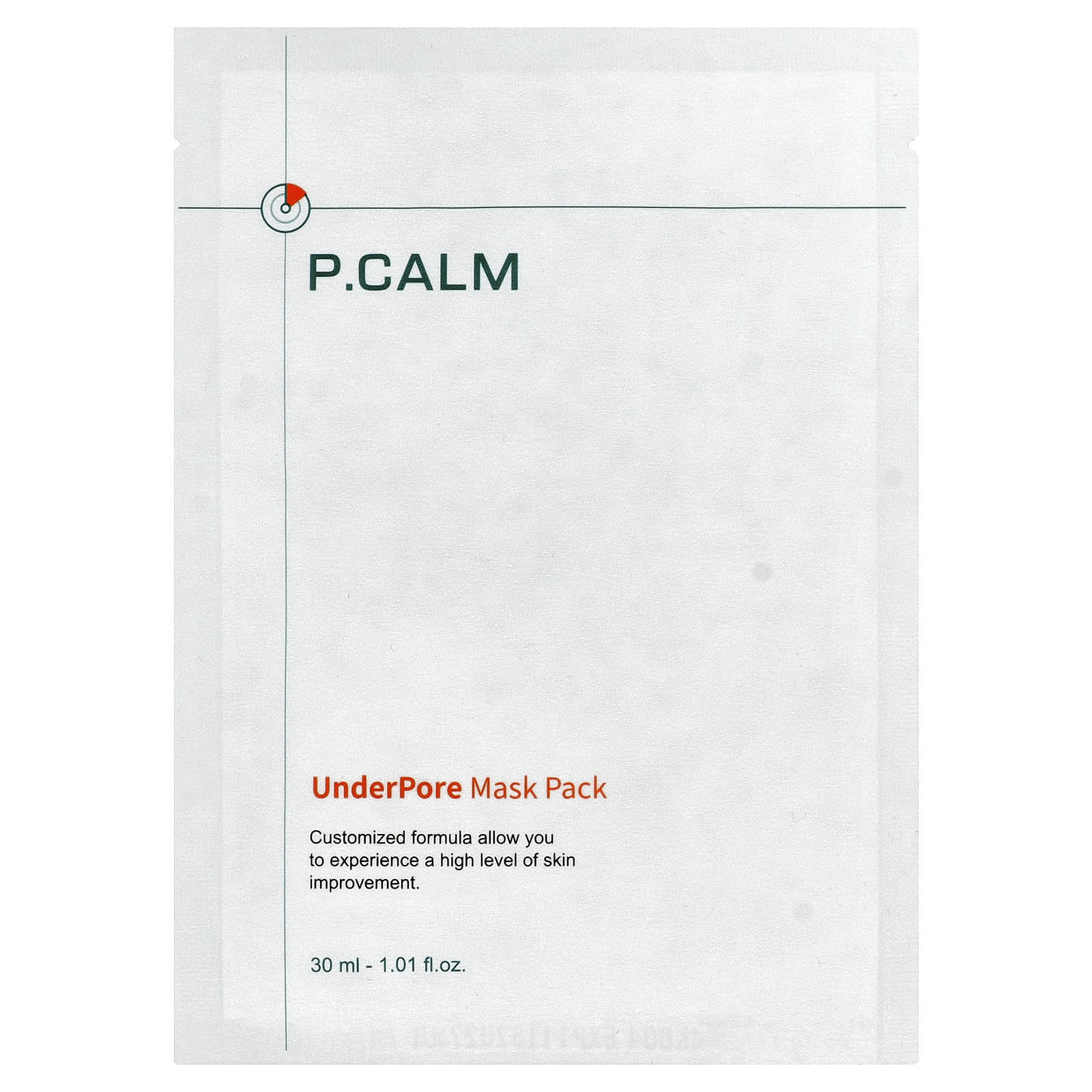 P.CALM, UnderPore Beauty Mask Pack, 1 Sheet, 1.01 fl oz (30 ml)