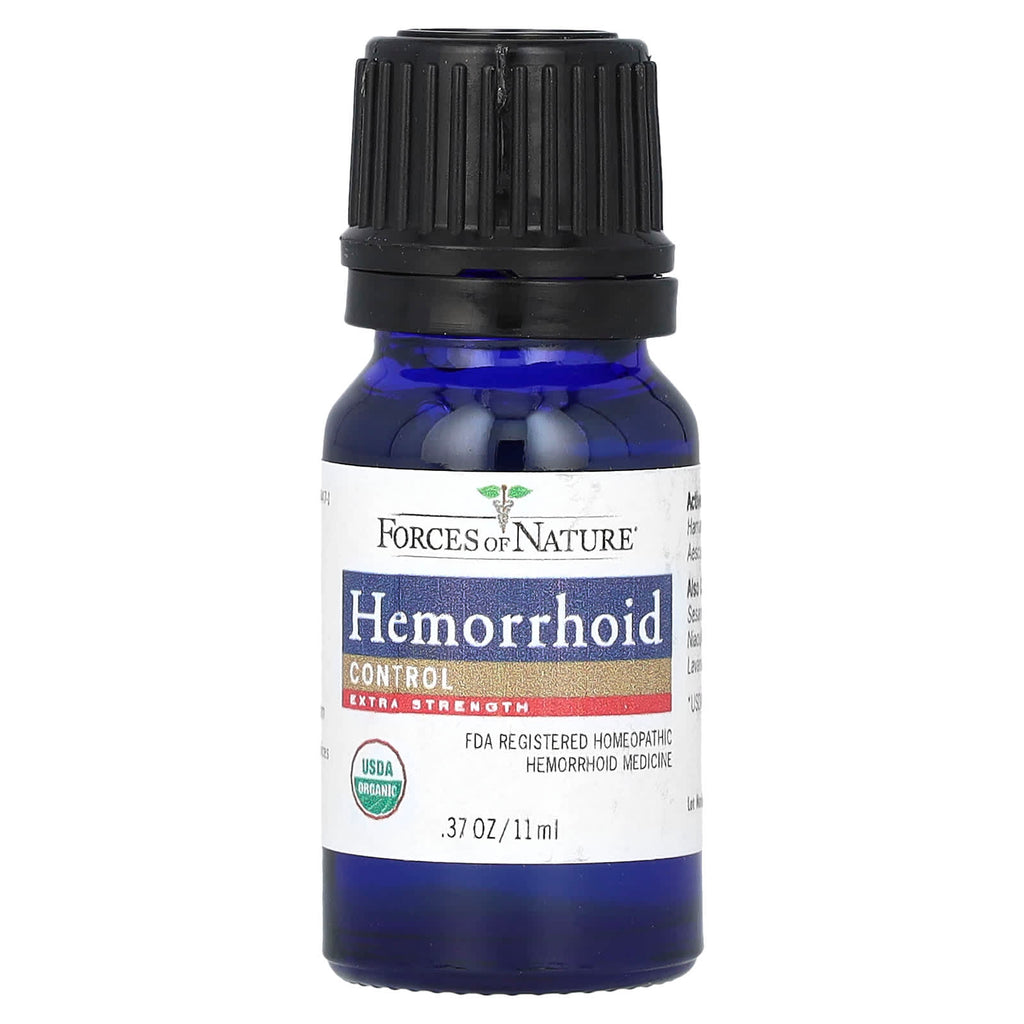 Forces of Nature, Hemorrhoid, Organic Plant Medicine, 0.37 fl oz (11 ml)
