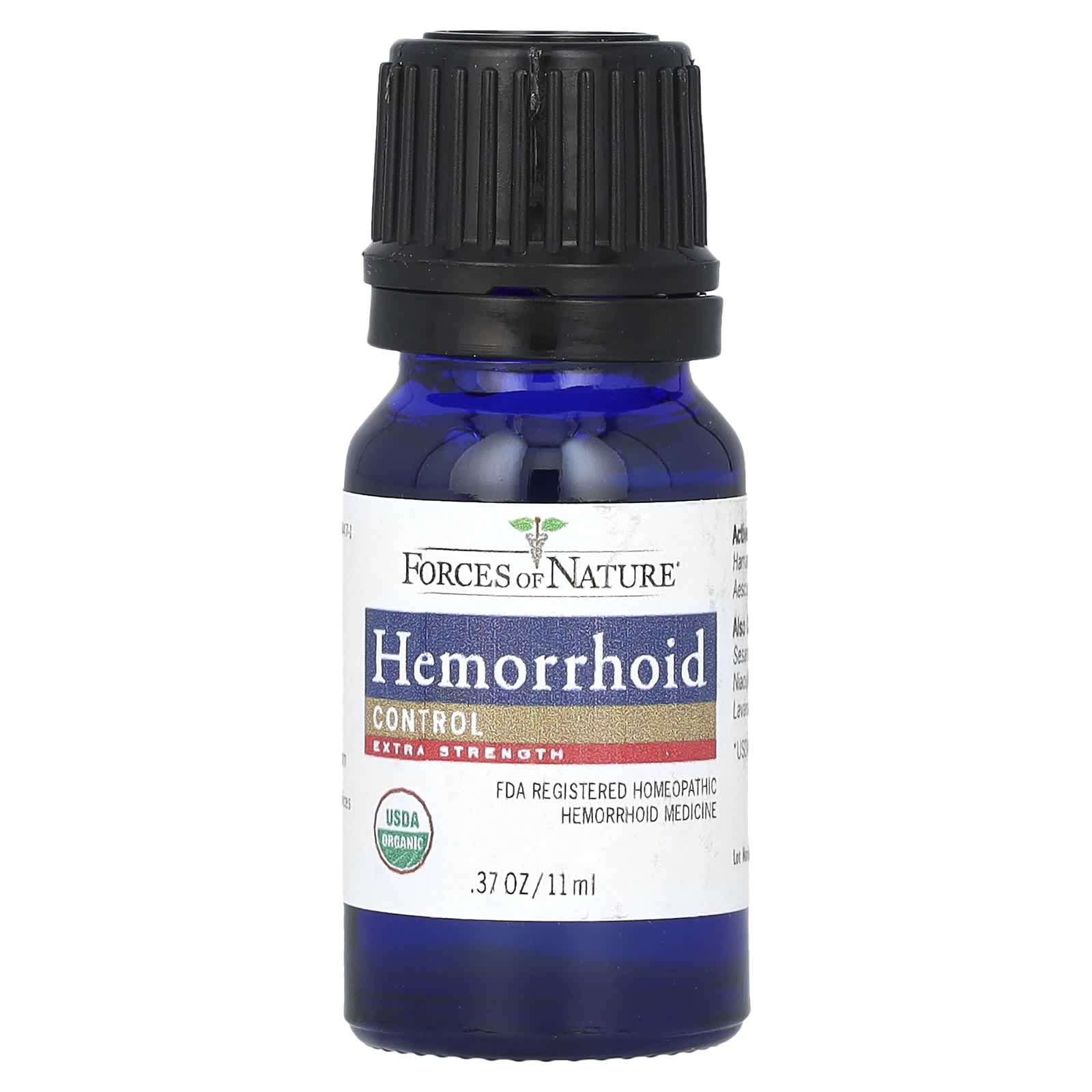 Forces of Nature, Hemorrhoid, Organic Plant Medicine, 0.37 fl oz (11 ml)
