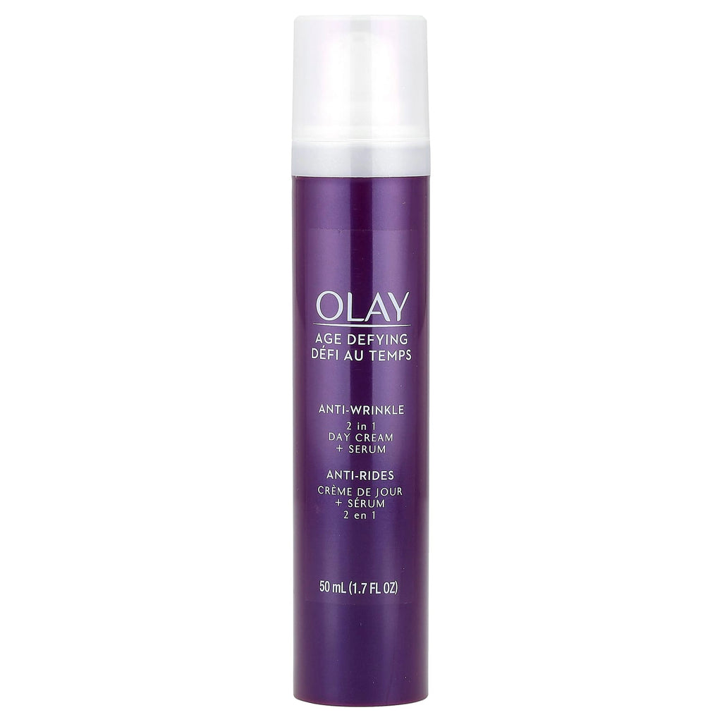 Olay, Age Defying, Anti-Wrinkle, 2 in 1 Day Cream + Serum, 1.7 fl oz (50 ml)