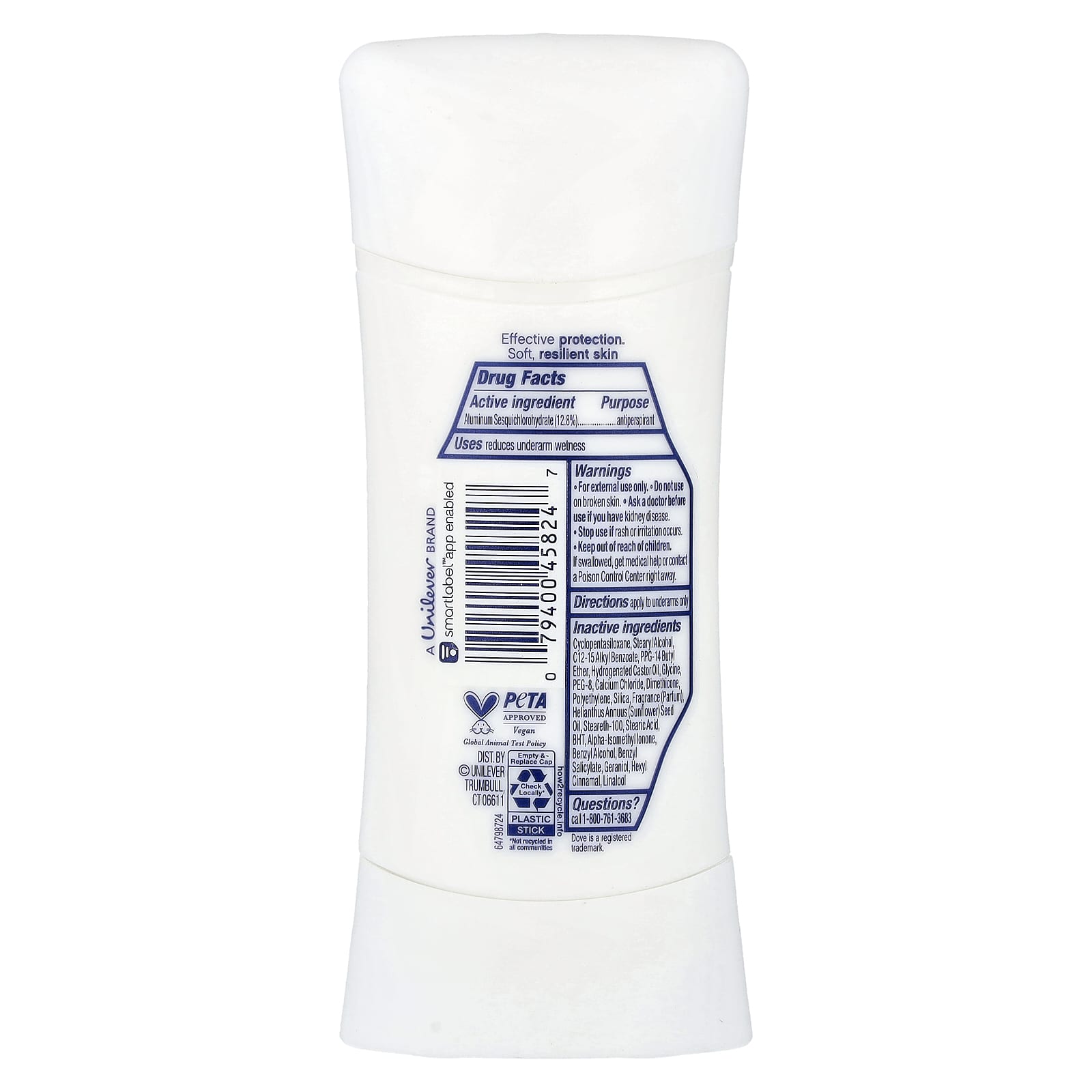 Dove, Advanced Care, Antiperspirant Deodorant, Apple & White Tea, 2.6 oz (74 g)
