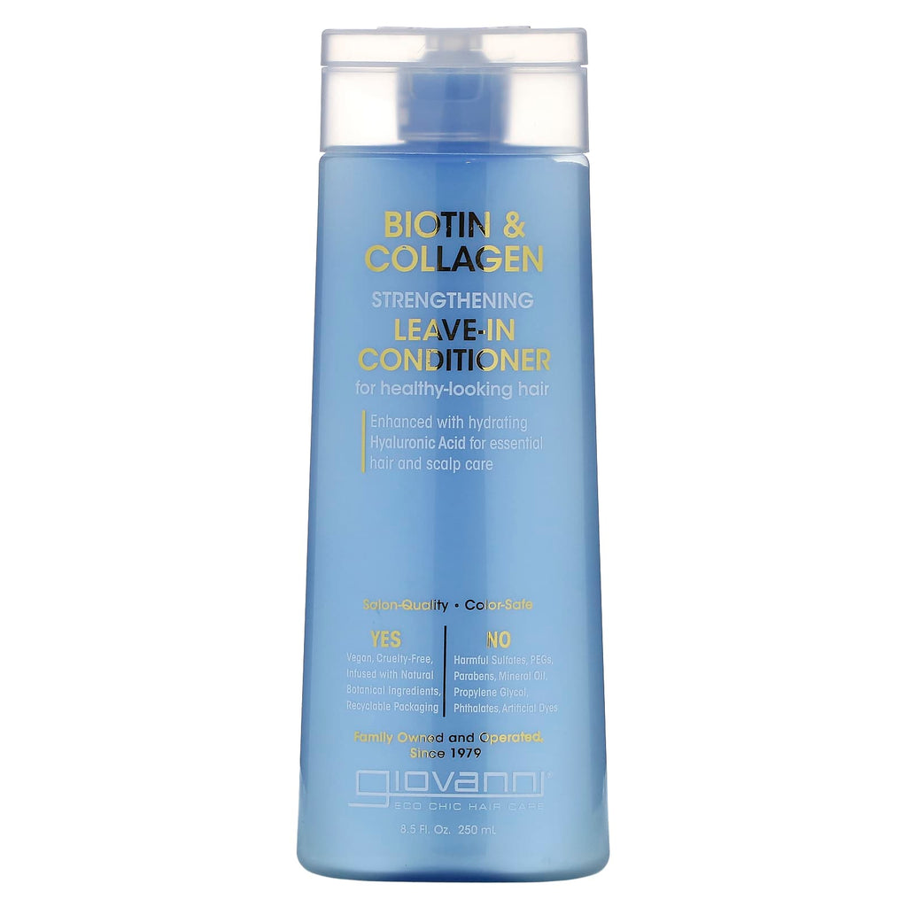 Giovanni, Biotin & Collagen Strengthening Leave-In Conditioner, 8.5 fl oz (250 ml)