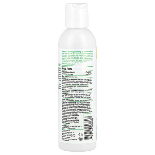 Alba Botanica, Acnedote®, Deep Pore Wash, 6 fl oz (177 ml)