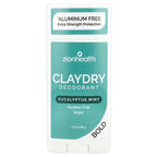 Zion Health, Bold, ClayDry Deodorant, Eucalyptus Mint, 2.8 oz (80 g)