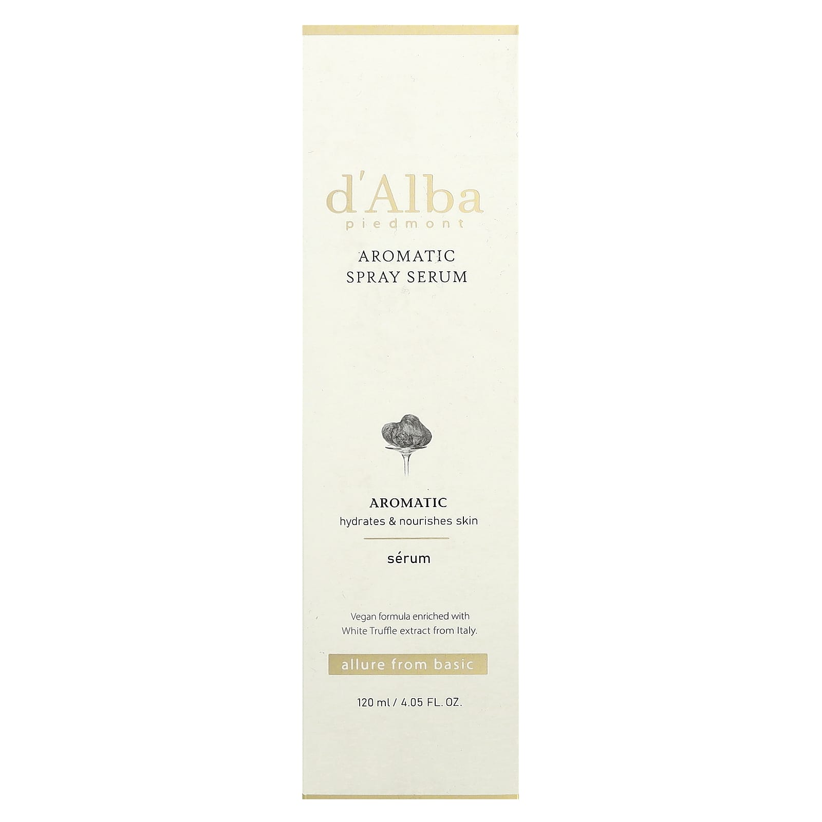 d'Alba, Aromatic Spray Serum, 4.05 fl oz (120 ml)