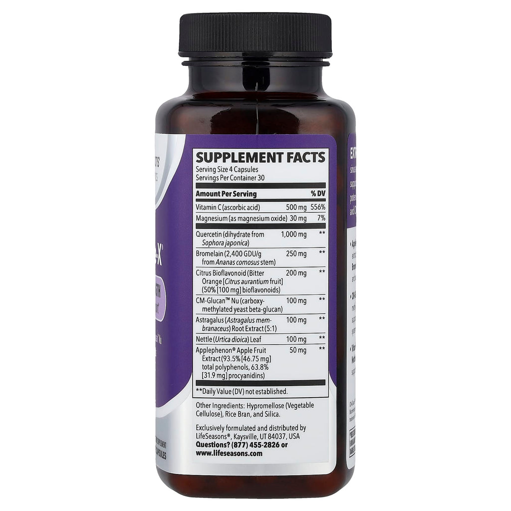 LifeSeasons, Therapeutics, Breathe-X®, 120 Veg Capsules