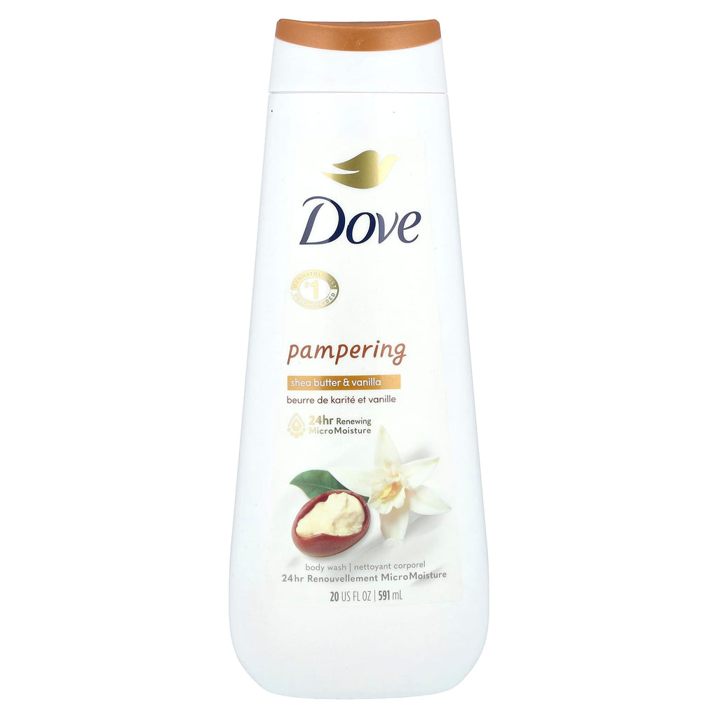 Dove, Pampering Body Wash, Shea Butter & Vanilla, 20 fl oz (591 ml)