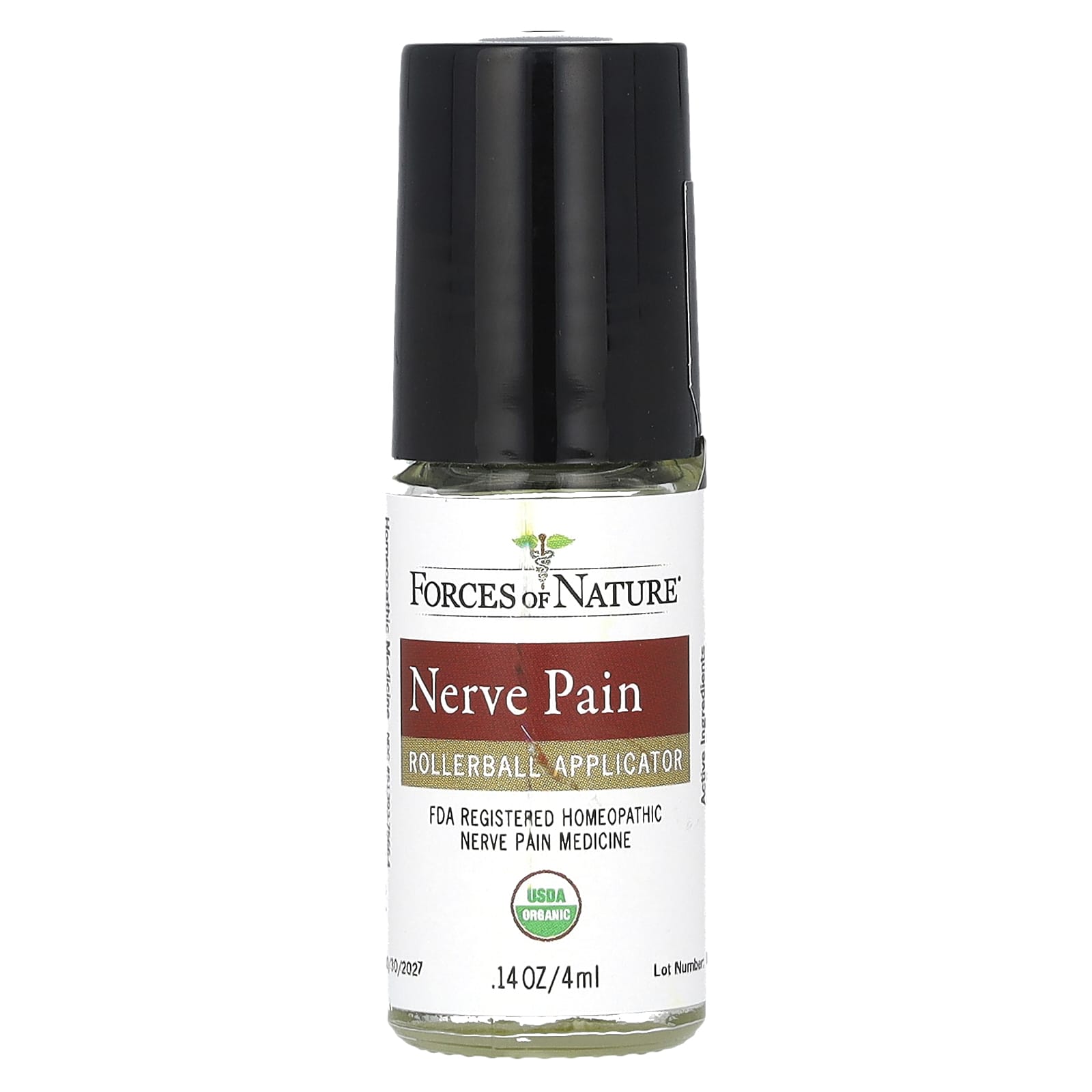 Forces of Nature, Nerve Pain, Roll-On Applicator, 0.14 fl oz (4 ml)