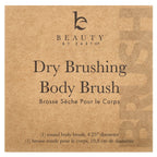 Beauty By Earth, Dry Brushing Body Brush, 1 Round Body Brush