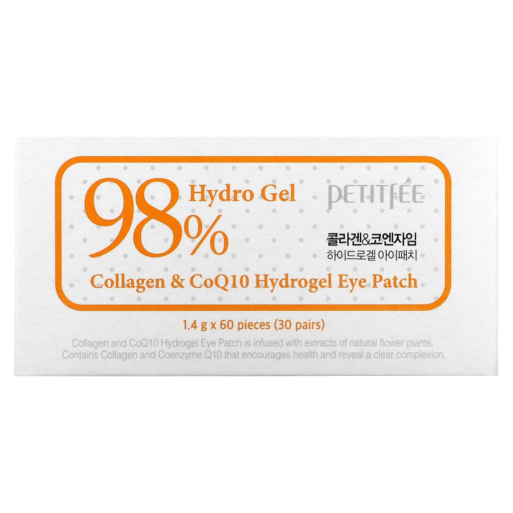 Petitfee, Collagen & CoQ10 Hydrogel Eye Patch, 60 Patches