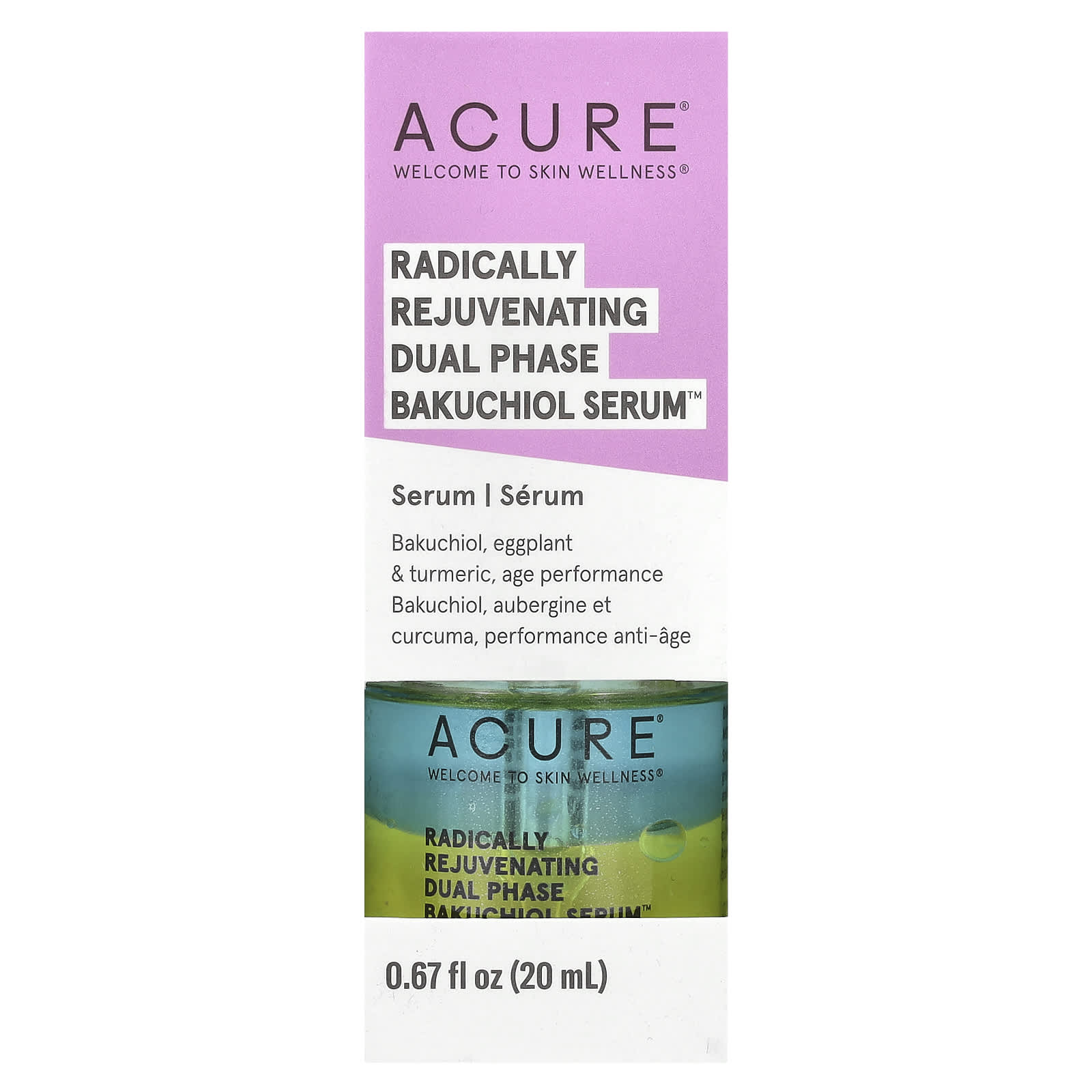 ACURE, Radically Rejuvenating Dual Phase Bakuchiol Serum™, 0.67 fl oz (20 ml)