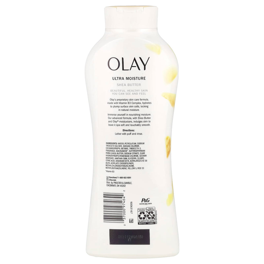 Olay, Ultra Moisture Shea Butter Body Wash, 22 fl oz (650 ml)