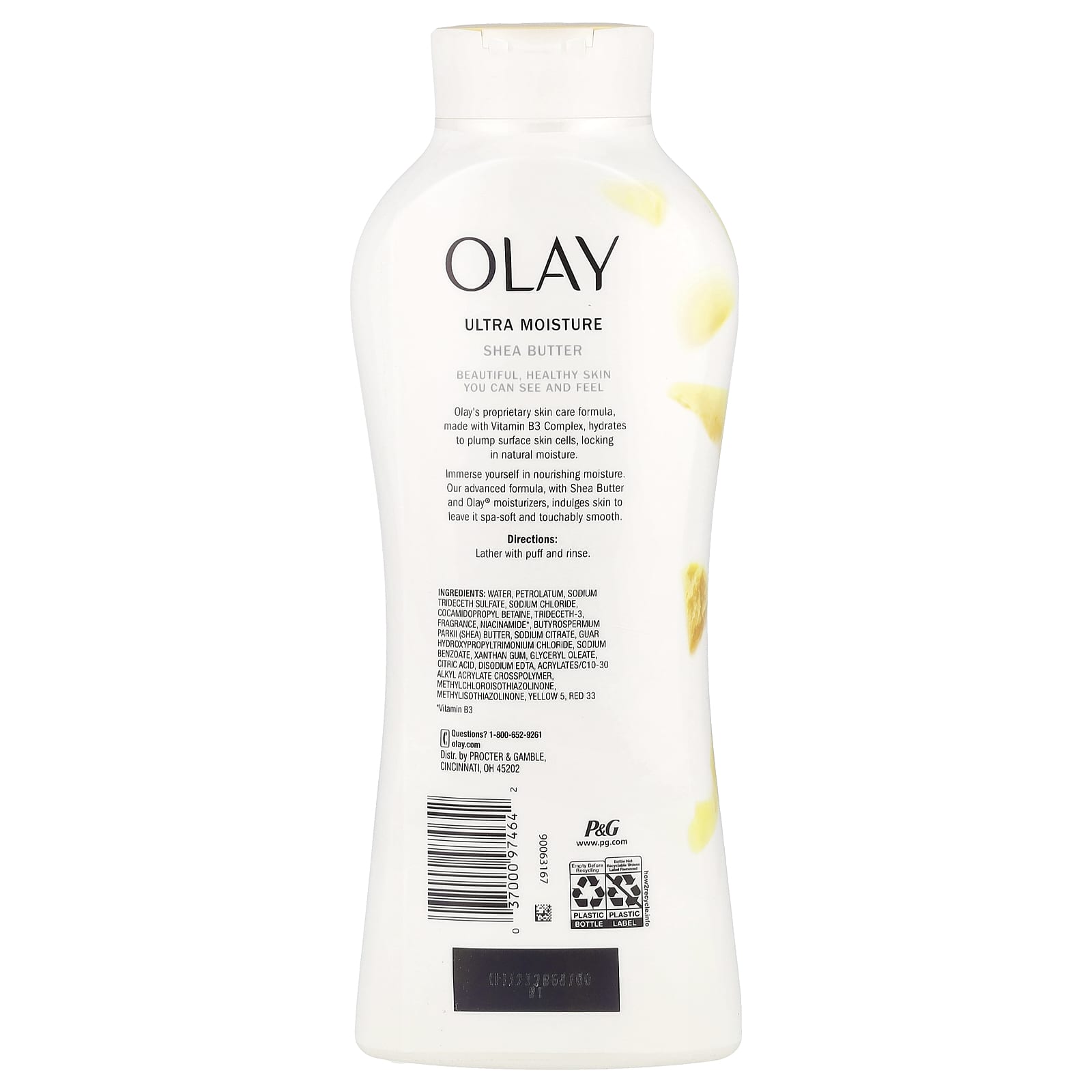 Olay, Ultra Moisture Shea Butter Body Wash, 22 fl oz (650 ml)