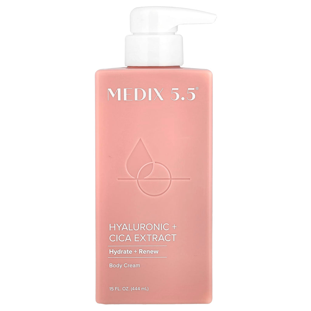 Medix 5.5, Body Cream, Hyaluronic + Cica Extract, 15 fl oz (444 ml)