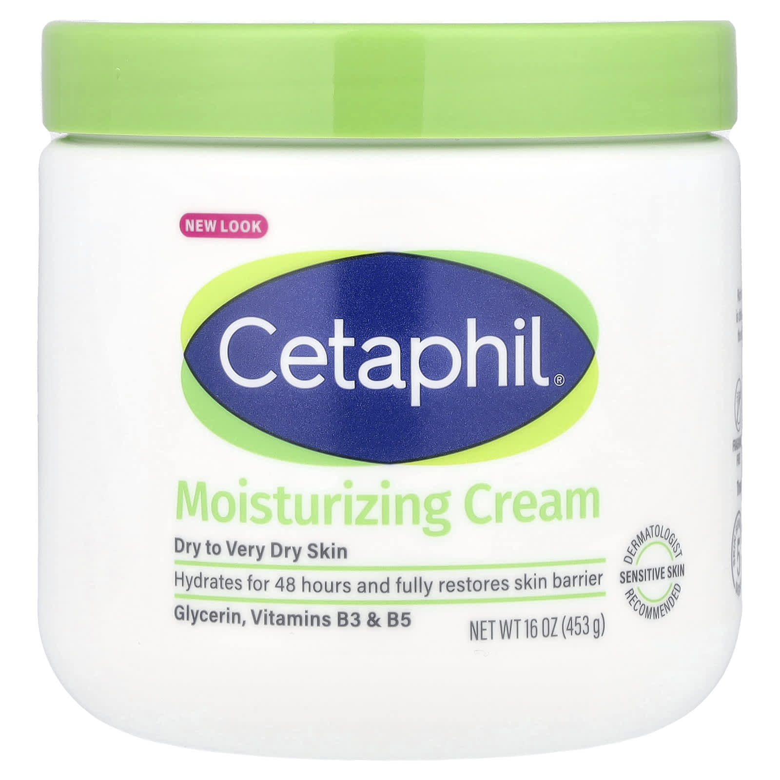 Cetaphil, Moisturizing Cream, Fragrance Free, 16 oz (453 g)