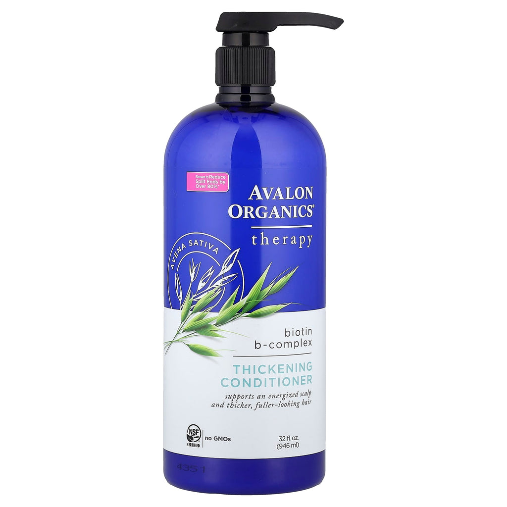 Avalon Organics, Thickening Conditioner, Biotin B-Complex, 32 fl oz (946 ml)
