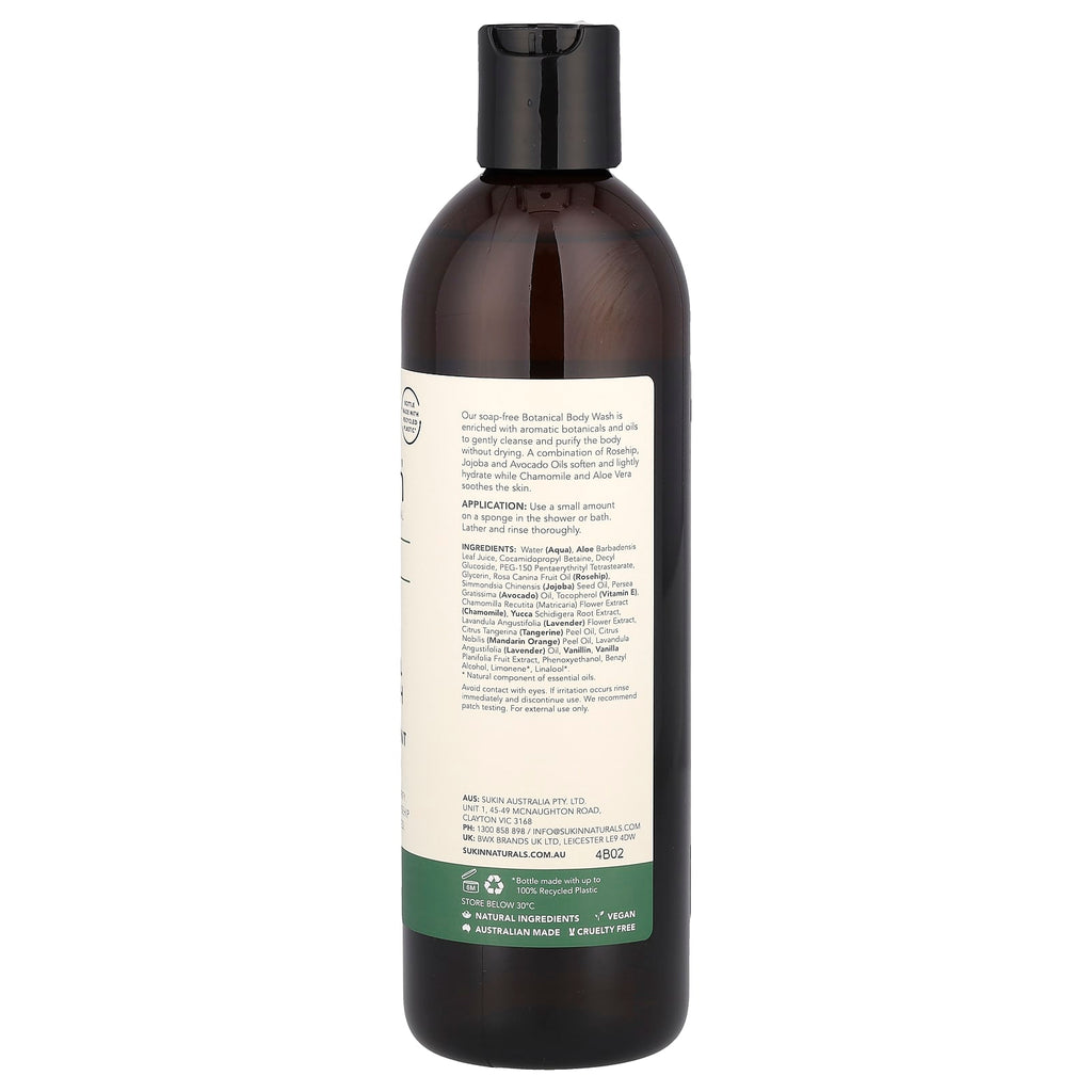 Sukin, Signature, Botanical Body Wash, 16.9 fl oz (500 ml)