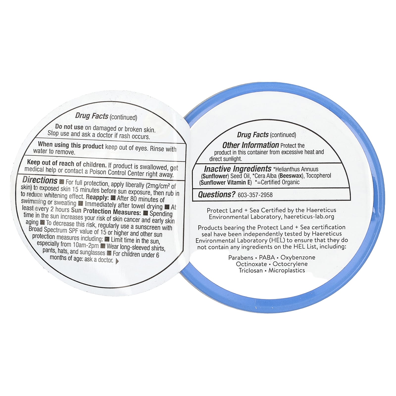 Badger, Sport, Mineral Sunscreen with Clear Zinc, SPF 40, Unscented, 2.4 oz (68 g)