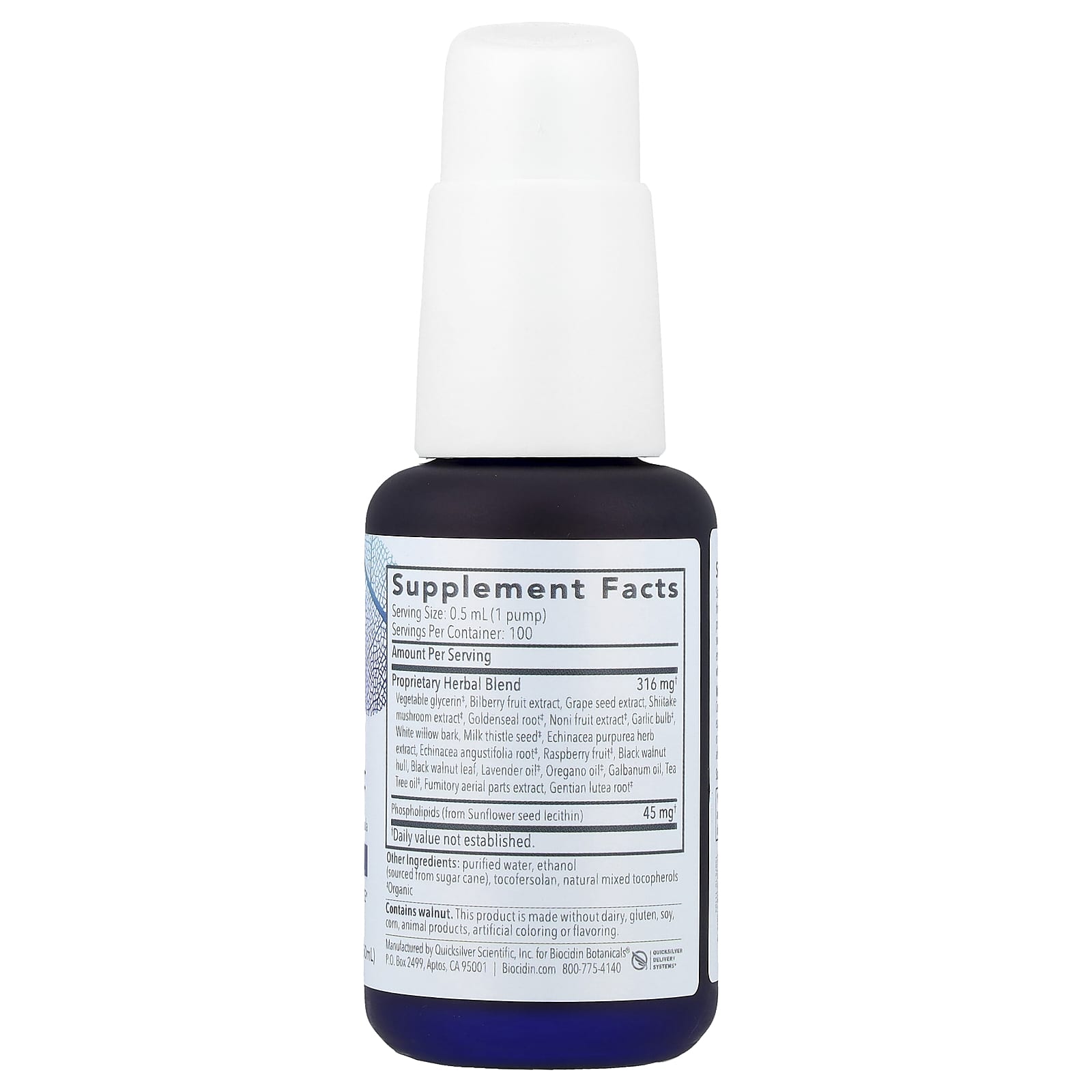 Biocidin Botanicals, Biocidin® LSF, Broad-Spectrum Liposomal Formula, 1.7 fl oz (50 ml)