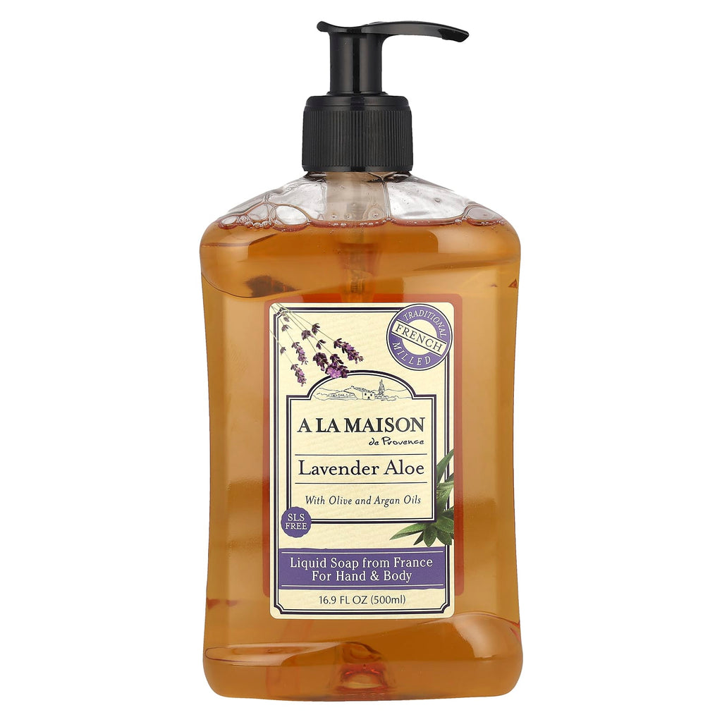 A La Maison de Provence, Liquid Soap For Hand & Body, Lavender Aloe, 16.9 fl oz (500 ml)