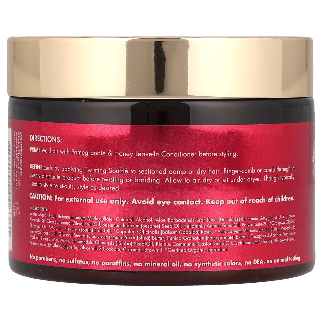 Mielle, Twisting Souffle, Pomegranate & Honey, 12 oz (340 g)