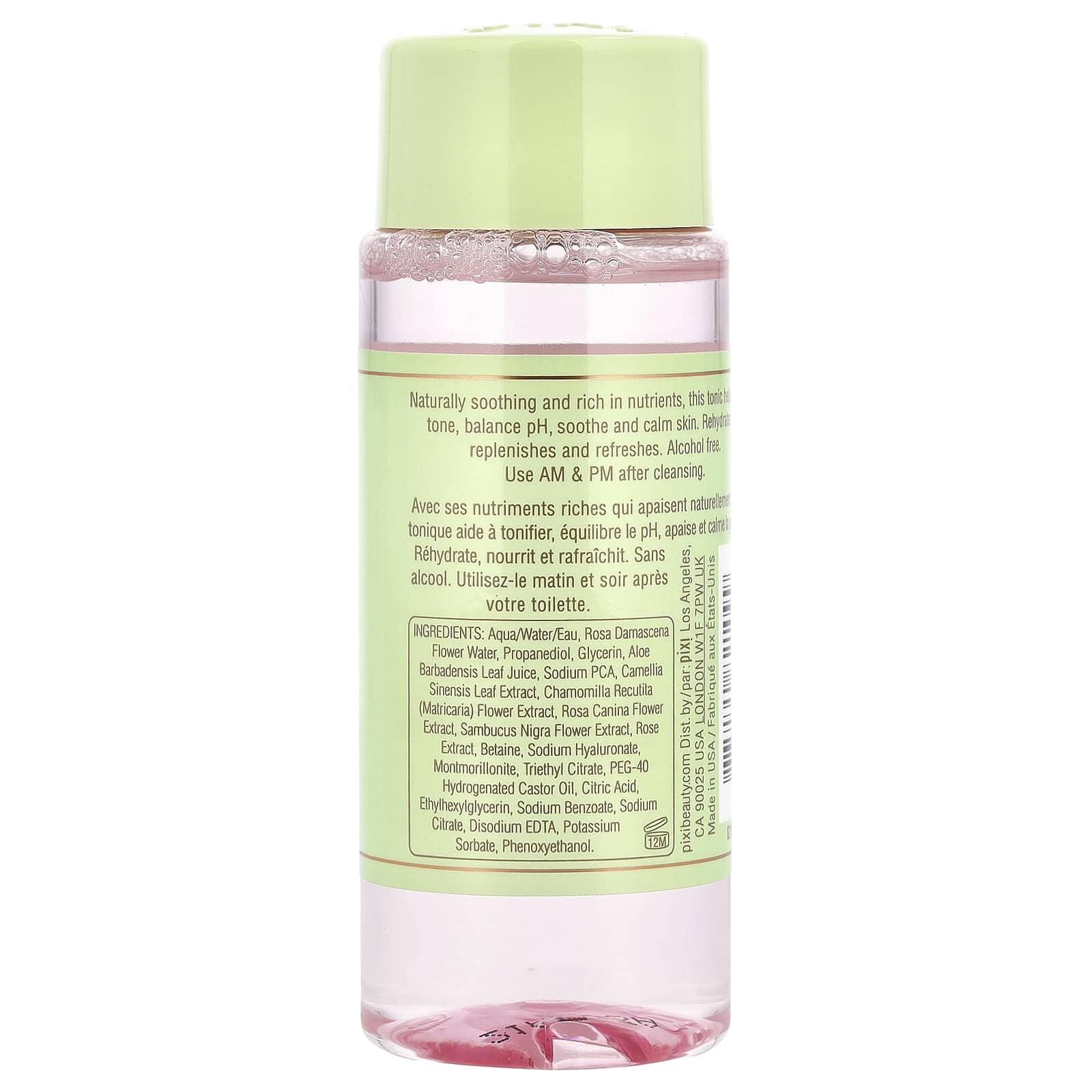 Pixi Beauty, Rose Tonic, Rose & Elderberry Nourishing Toner, Alcohol Free, 3.4 fl oz (100 ml)
