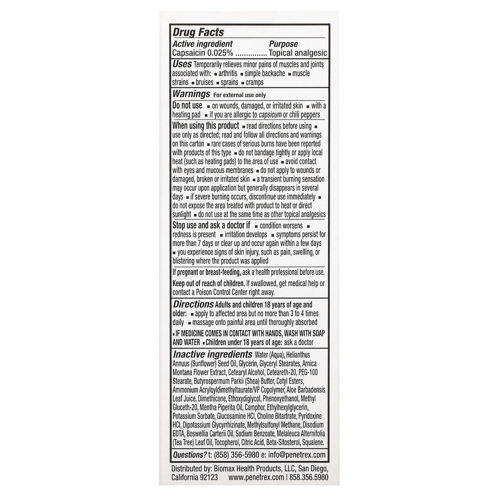 Penetrex, Artritis Pain Relief, 2 oz (57 g)