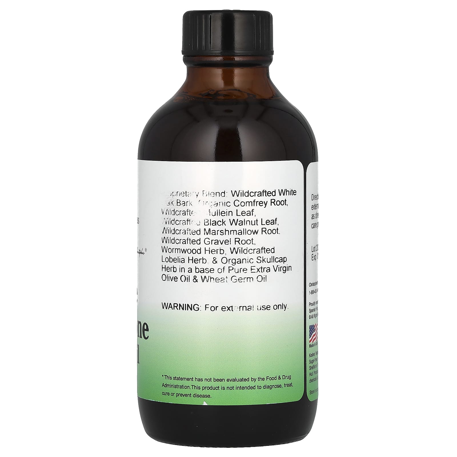 Christopher's Original Formulas, Complete Tissue & Bone Massage Oil, 4 fl oz (118 ml)
