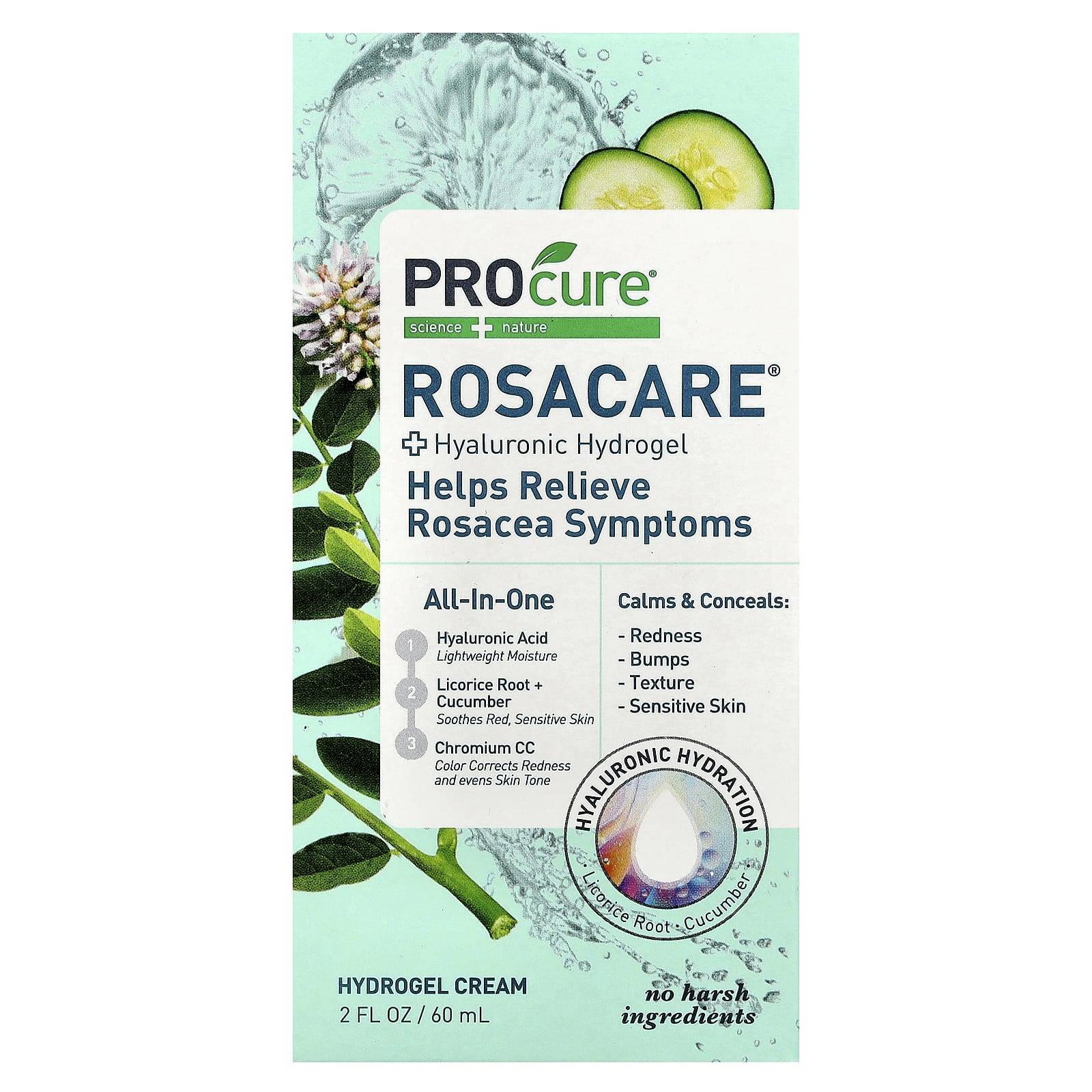 Procure, Rosacare® Hydrogel Cream, 2 fl oz (60 ml)