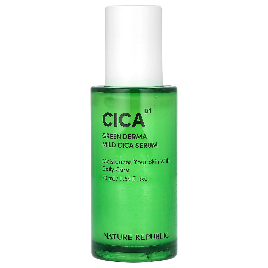 Nature Republic, Cica D1, Green Derma Mild Cica Serum, 1.69 fl oz (50 ml)