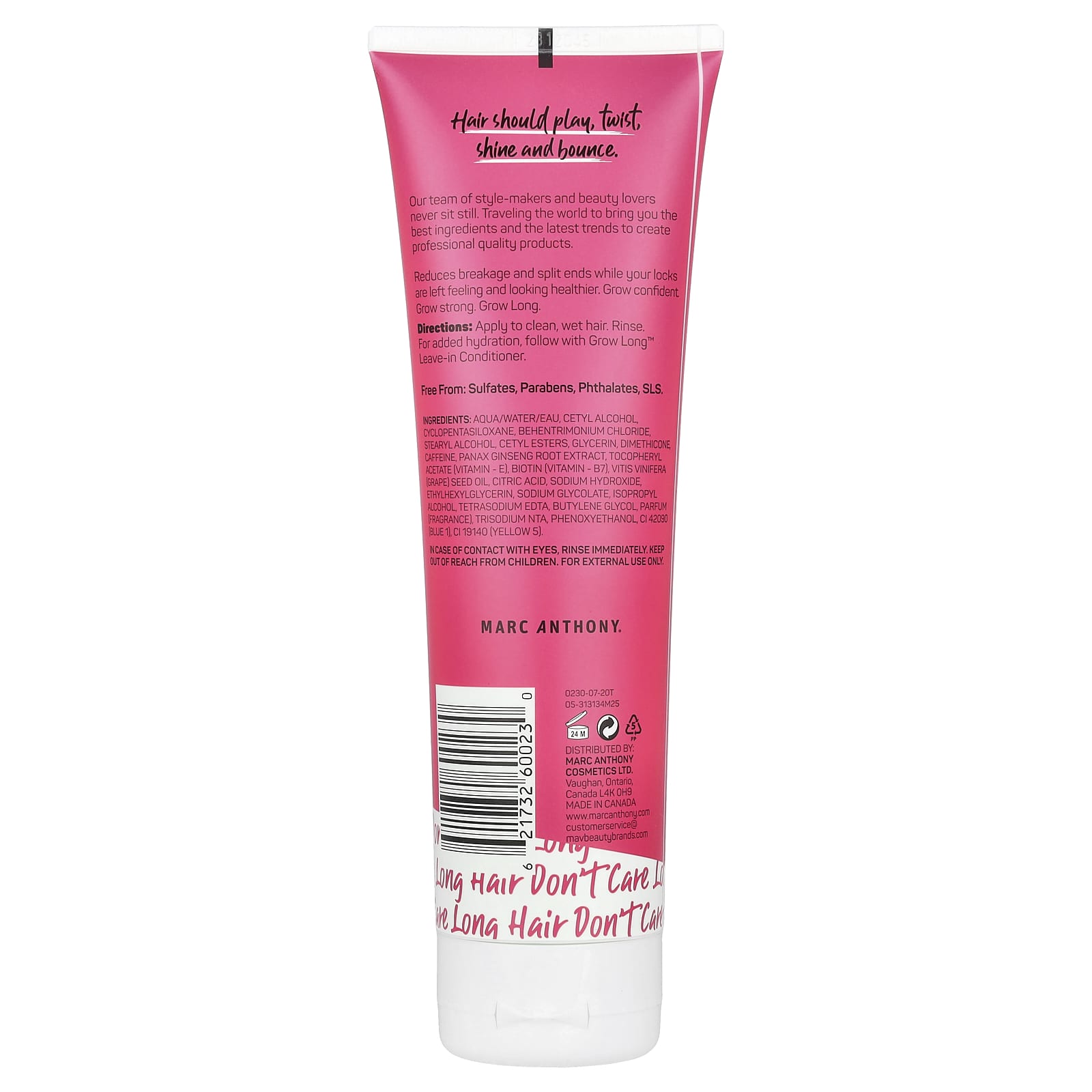 Marc Anthony, Grow Long™, Super Fast Strength Conditioner, Caffeine + Ginseng, 8.4 fl oz (250 ml)