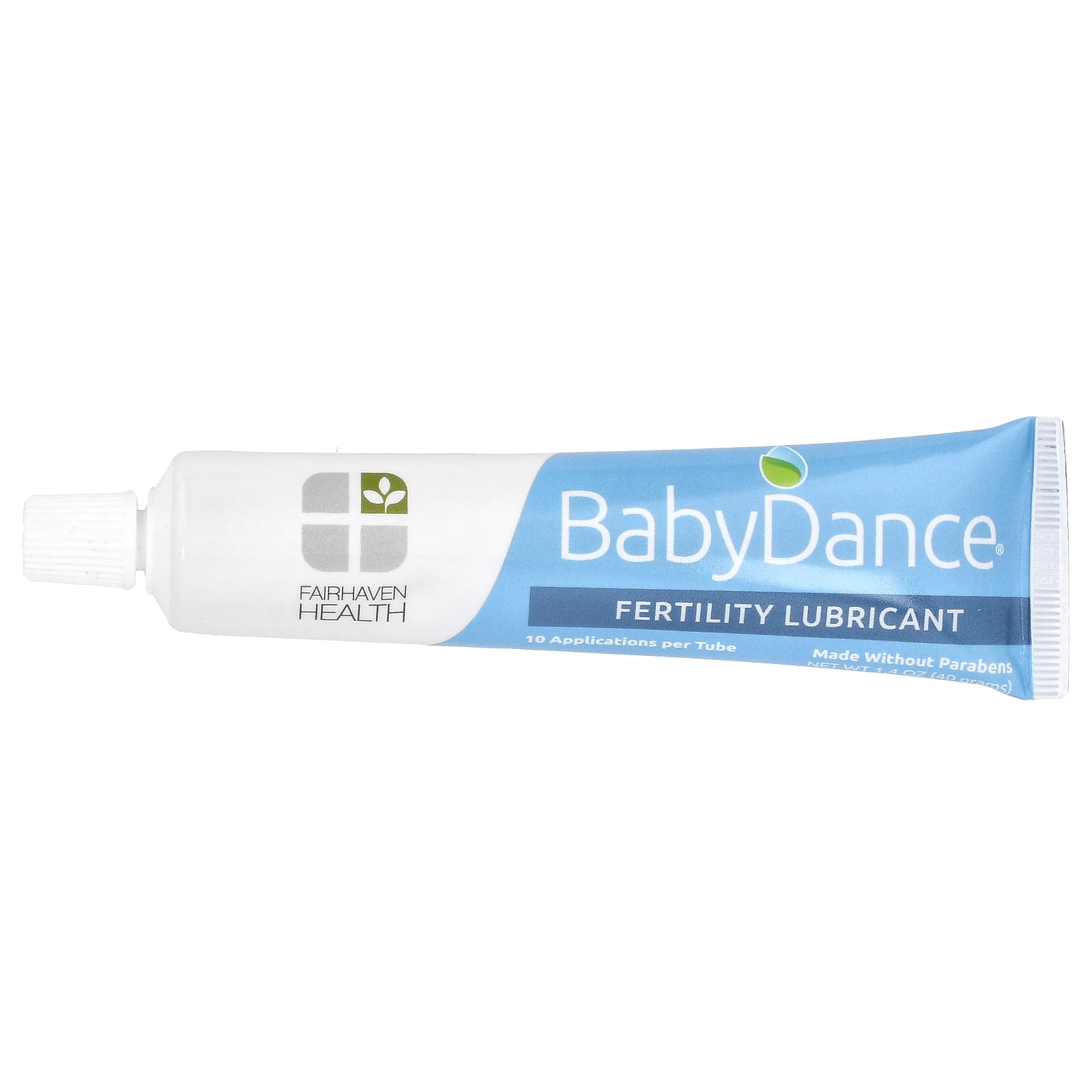 Fairhaven Health, Baby Dance, Fertility Lubricant, 1 Multi-Use Tube with 10 Single-Use Applicators
