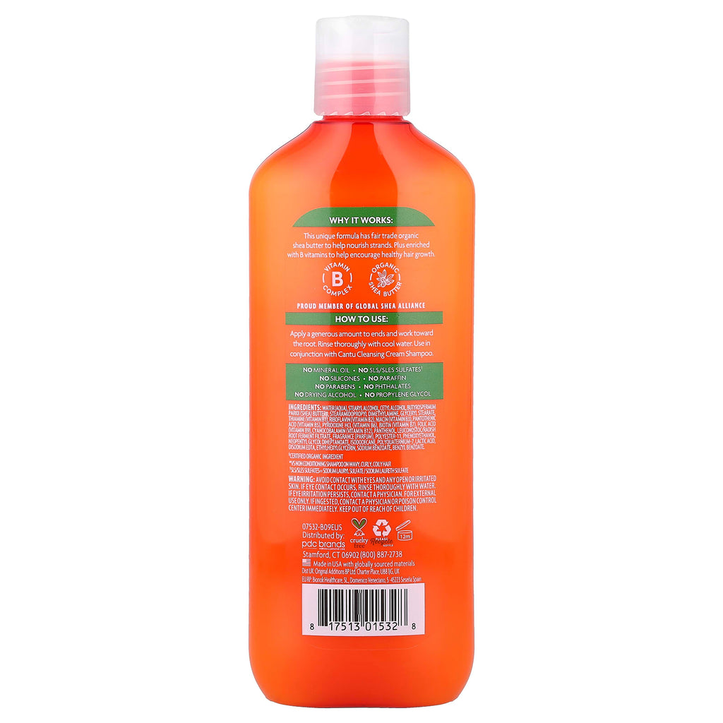 Cantu, Shea Butter, Sulfate-Free Hydrating Cream Conditioner, For Natural Curls, Coils & Waves, 13.5 fl oz (400 ml)