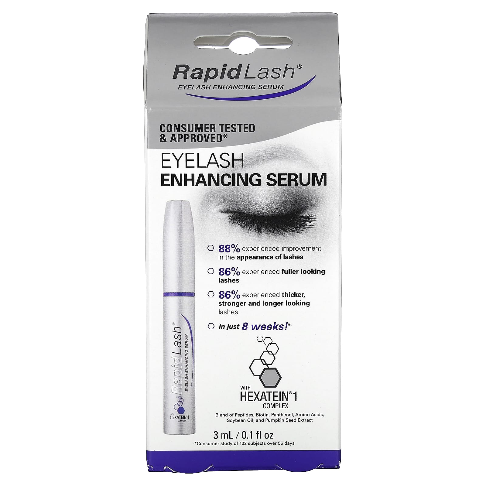 RapidLash, Eyelash Enhancing Serum, 0.1 fl oz (3 ml)
