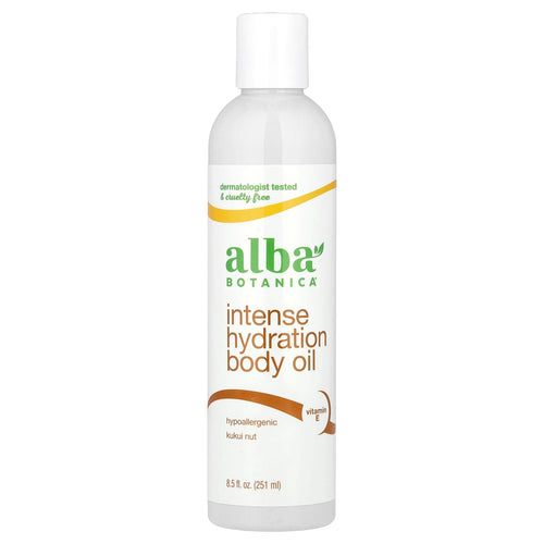 Alba Botanica, Intense Hydration Body Oil, Kukui Nut, 8.5 fl oz (251 ml)