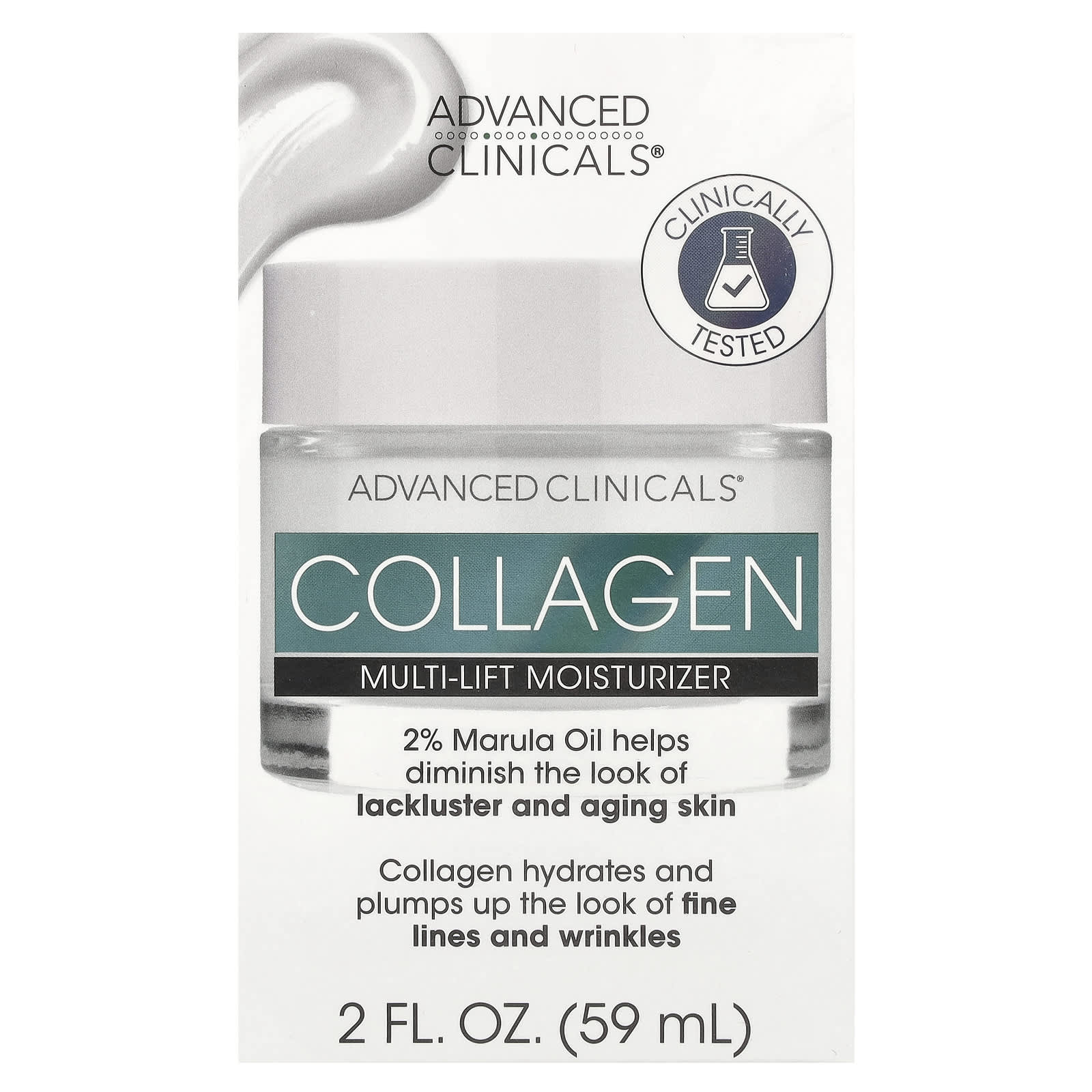 Advanced Clinicals, Collagen, Multi-Lift Moisturizer, 2 fl oz (59 ml)