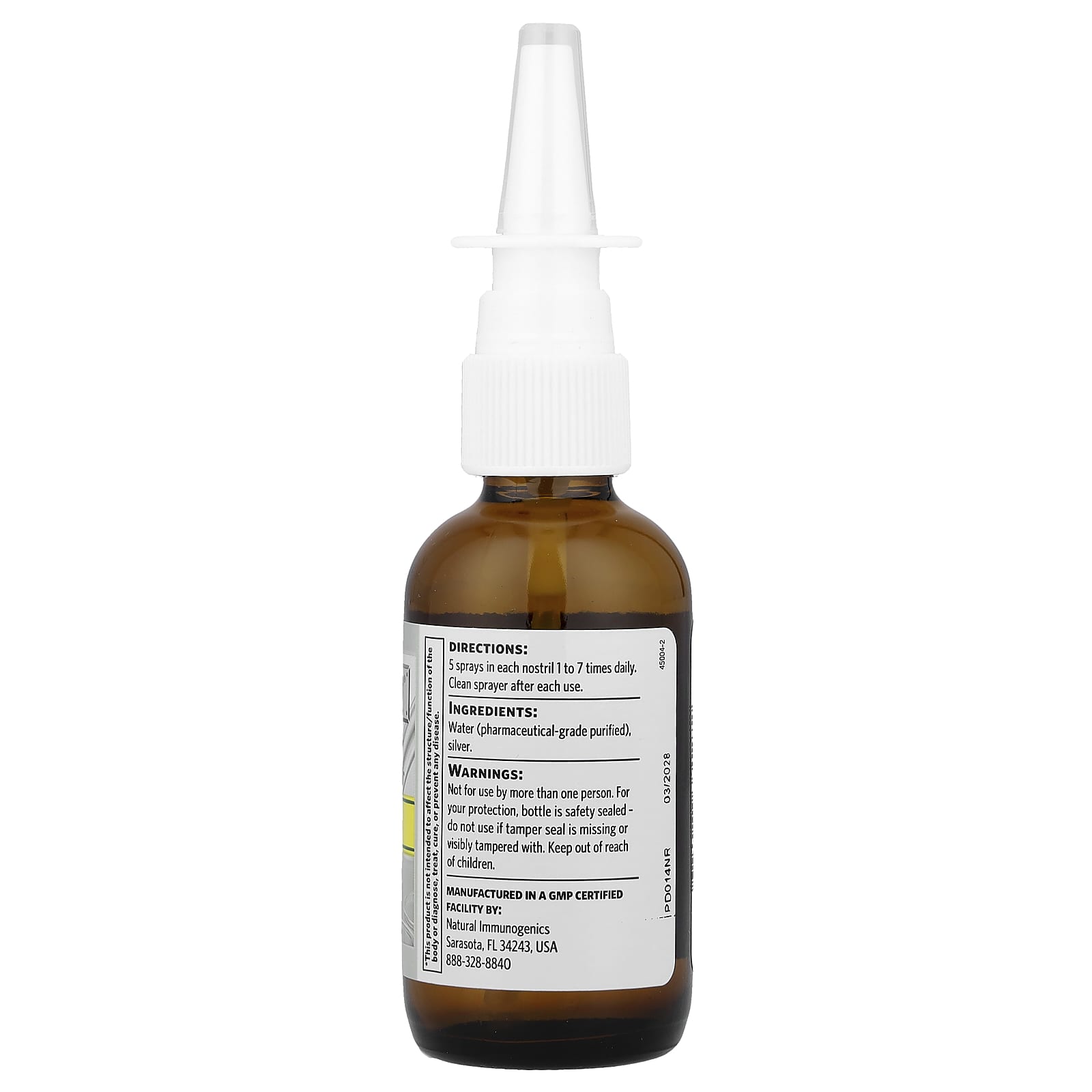Sovereign Silver, Argentyn 23®, Natural Nasal Spray, Sinus Relief, 2 fl oz (59 ml)