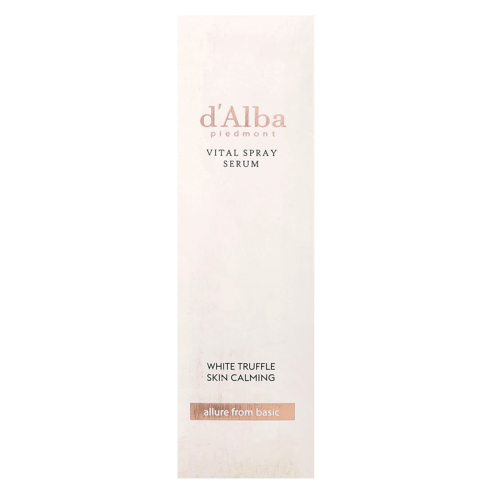 d'Alba, White Truffle Vital Spray Serum, 3.38 fl oz (100 ml)