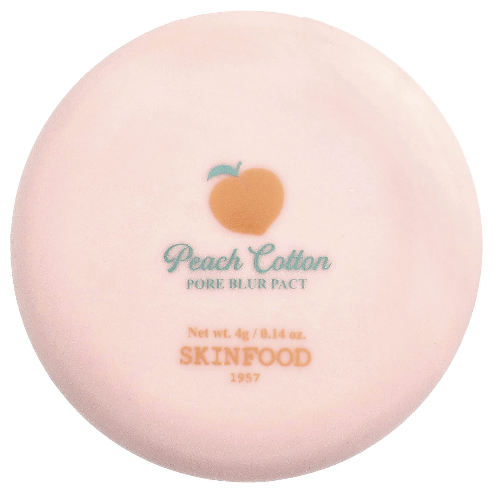 SKINFOOD, Peach Cotton Pore Blur Pact, 0.14 oz (4 g)