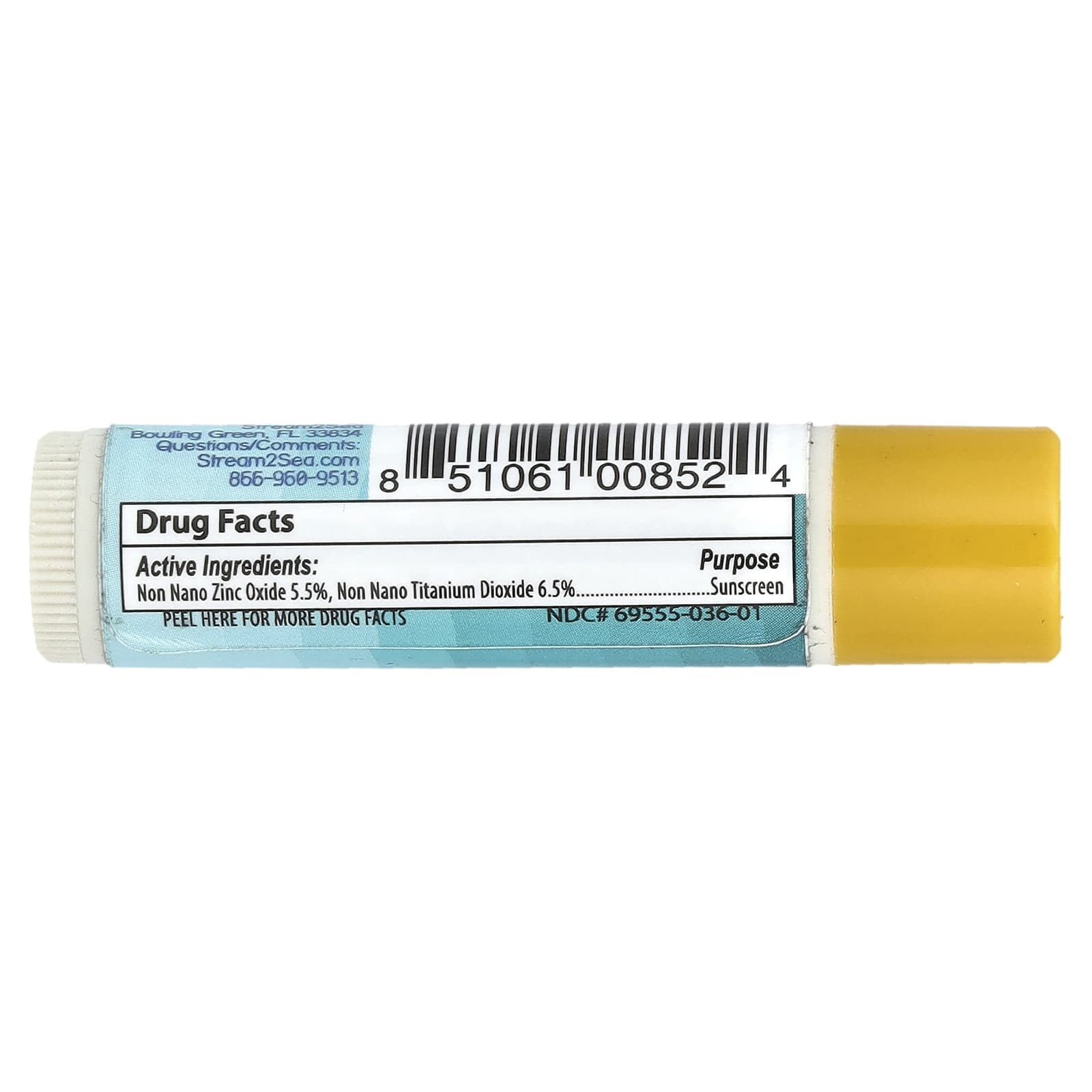 Stream2Sea, Sun Protect Lip Balm, SPF 30+, Naturally Naked, 0.15 oz (4 g)