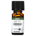 Aura Cacia, Pure Essential Oil, Organic Lemongrass, 0.25 fl oz (7.4 ml)