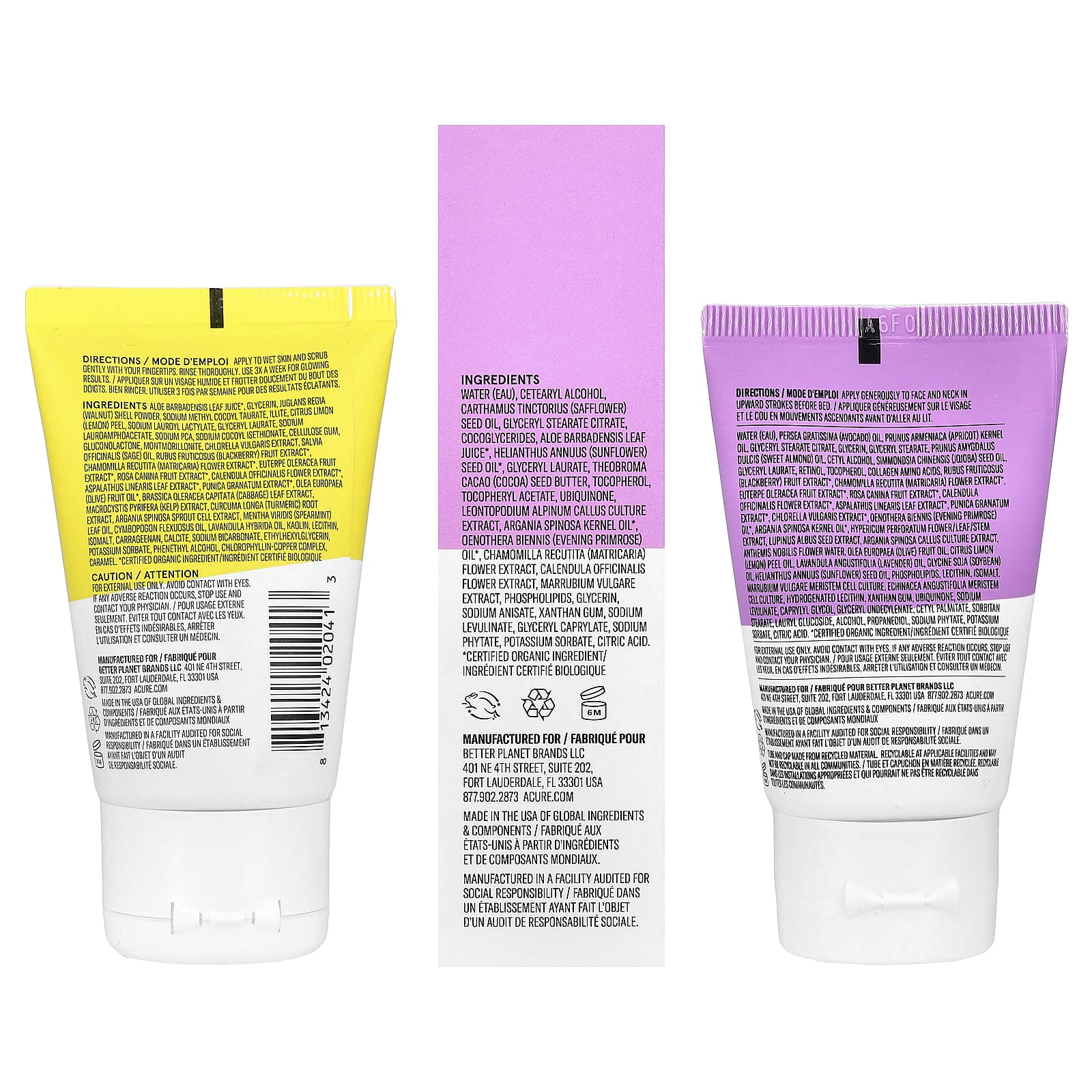 ACURE, iHerb Exclusive, Skincare Beauty Bag, 4 Items