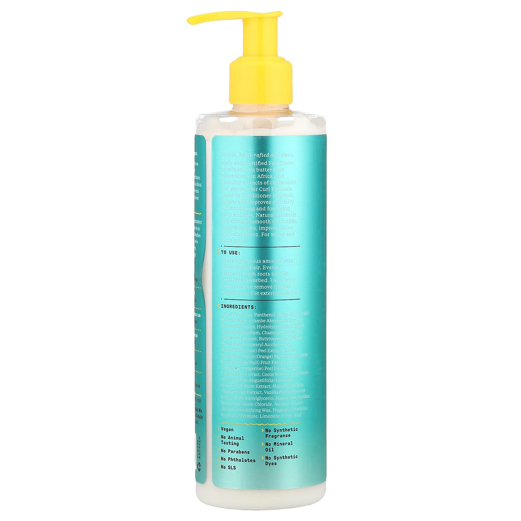 Alaffia, Beautiful Curls, Leave-In Conditioner, Waves and Loose Curls, Unrefined Shea Butter, 12 fl oz (354 ml)