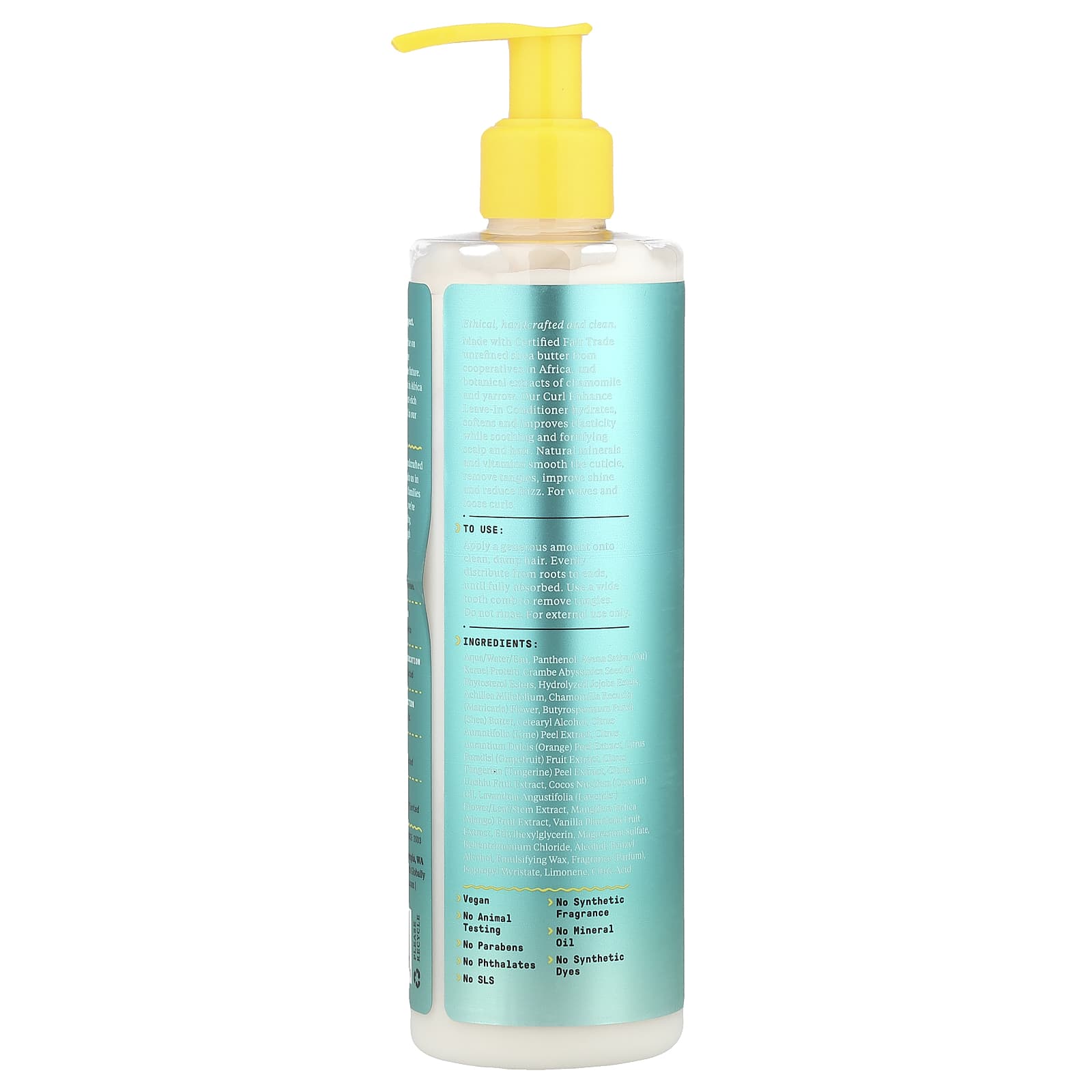 Alaffia, Beautiful Curls, Leave-In Conditioner, Waves and Loose Curls, Unrefined Shea Butter, 12 fl oz (354 ml)