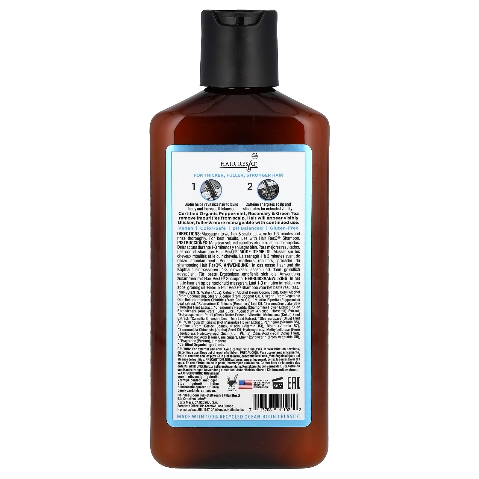 Petal Fresh, Hair ResQ®, Thickening Treatment, Thickening Original Formula Weightless Conditioner, For Thinning Hair, 12 fl oz (355 ml)