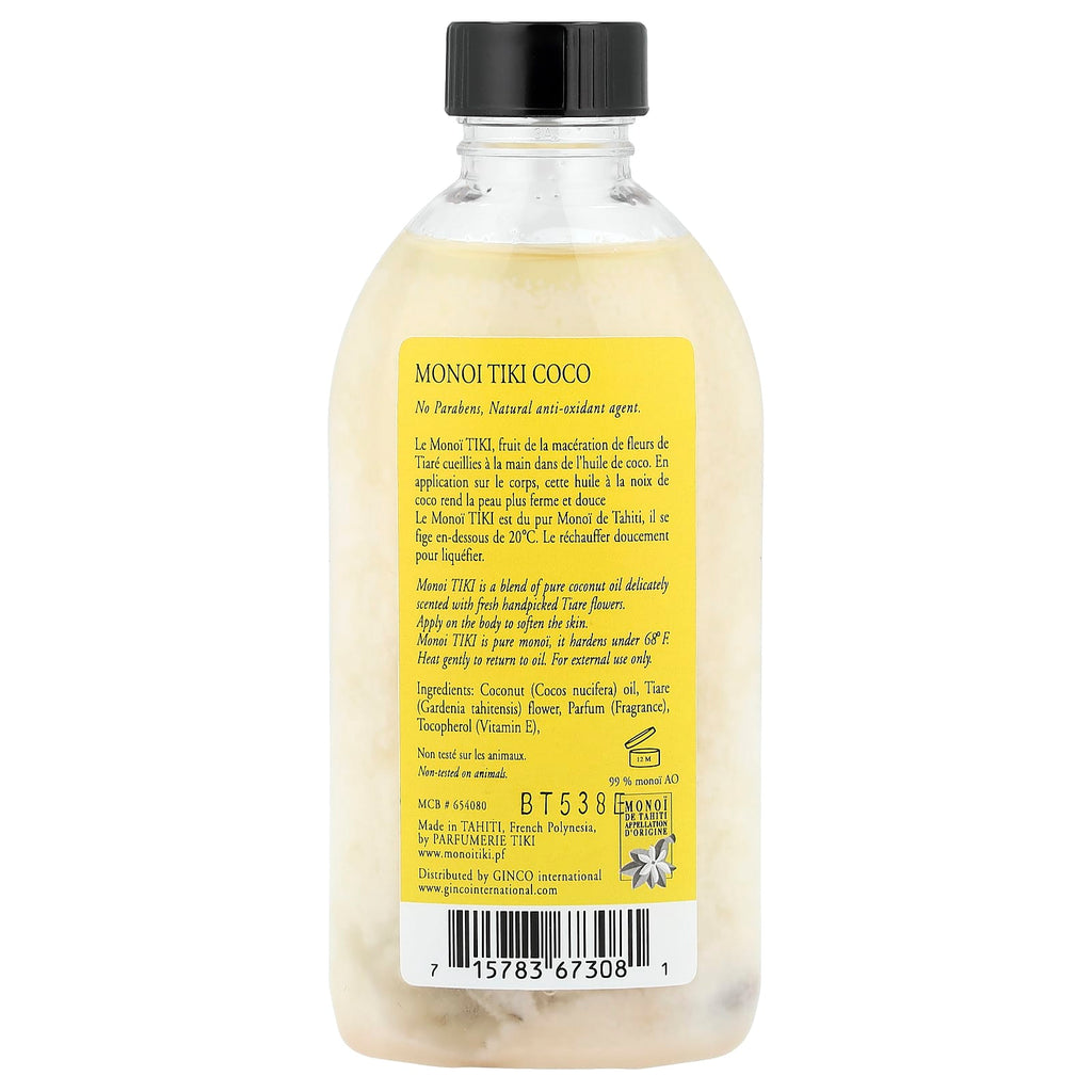 Monoi Tiare Tahiti, Monoi Tiki Tahiti®, Coconut Oil, Coco Coconut, 4 fl oz (120 ml)