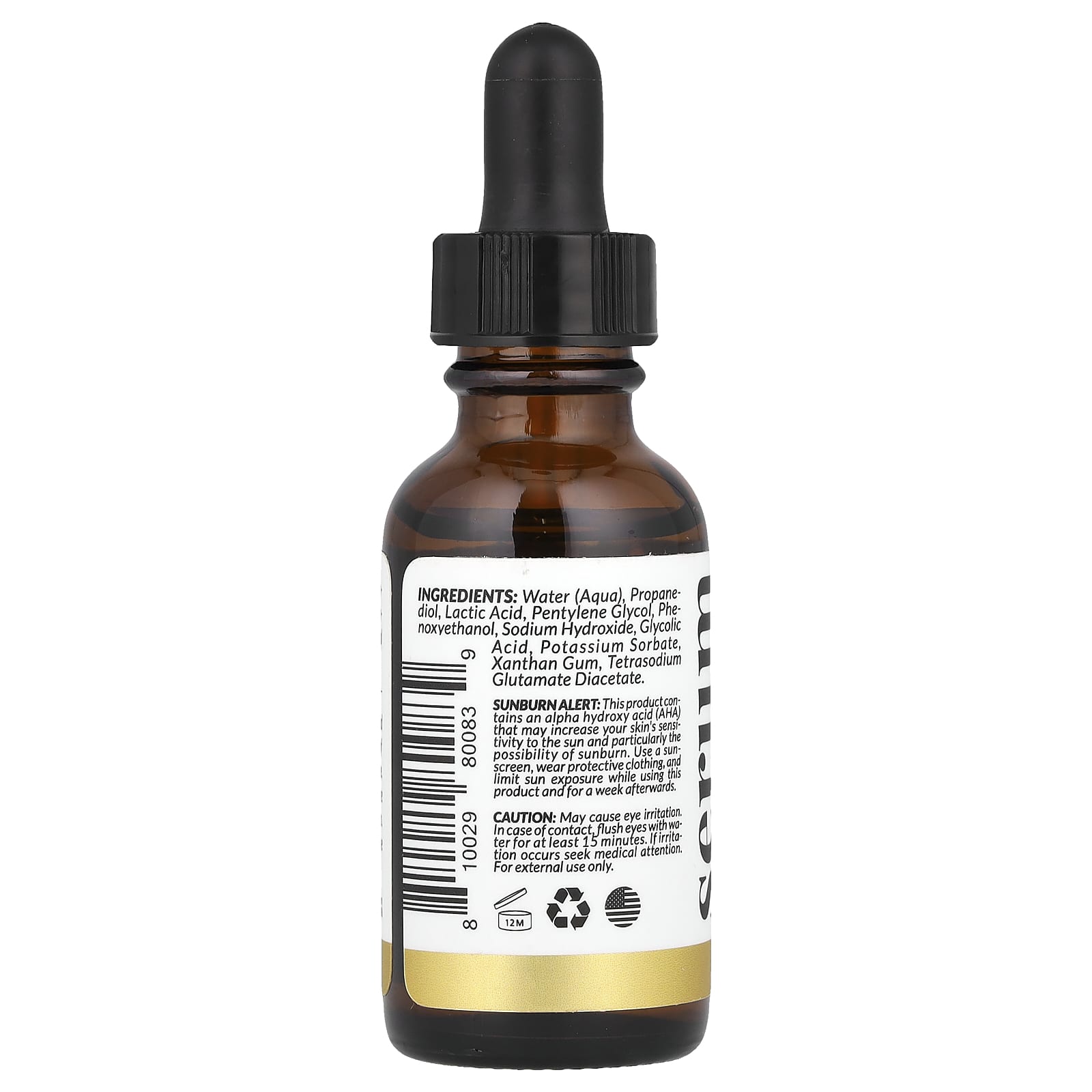 artnaturals, Lactic Acid + AHA Serum, 1 fl oz (30 ml)