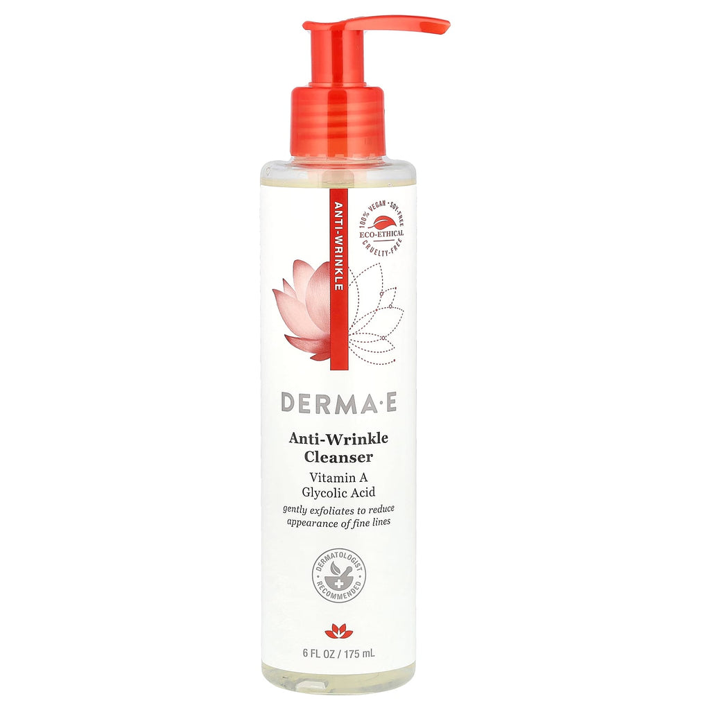 DERMA E, Anti-Wrinkle Cleanser, 6 fl oz (175 ml)