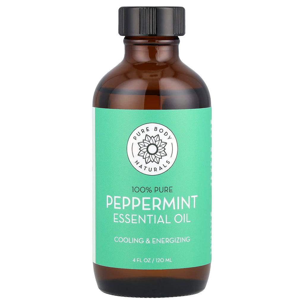 Pure Body Naturals, Essential Oil, Peppermint, 4 fl oz (120 ml)